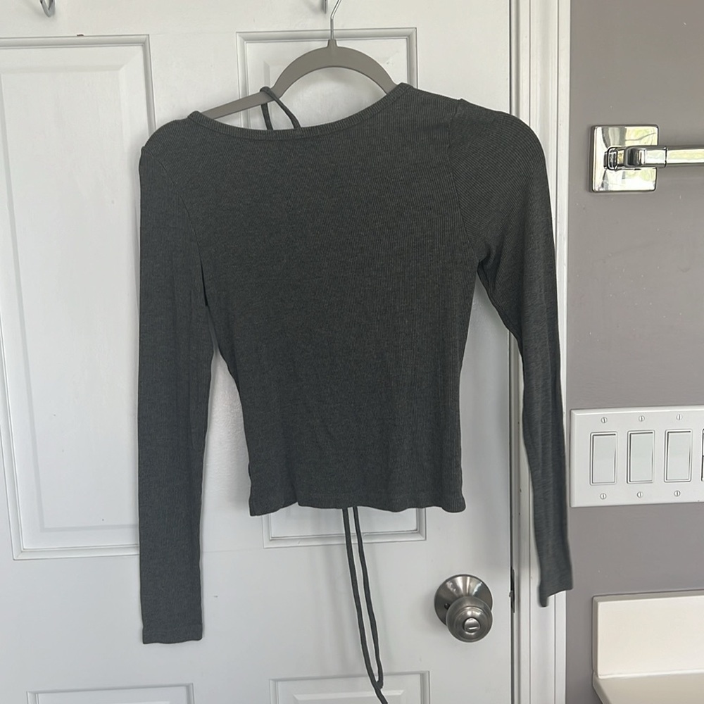 LNA Malika Ruched Front Rib Top - Picture 4 of 4